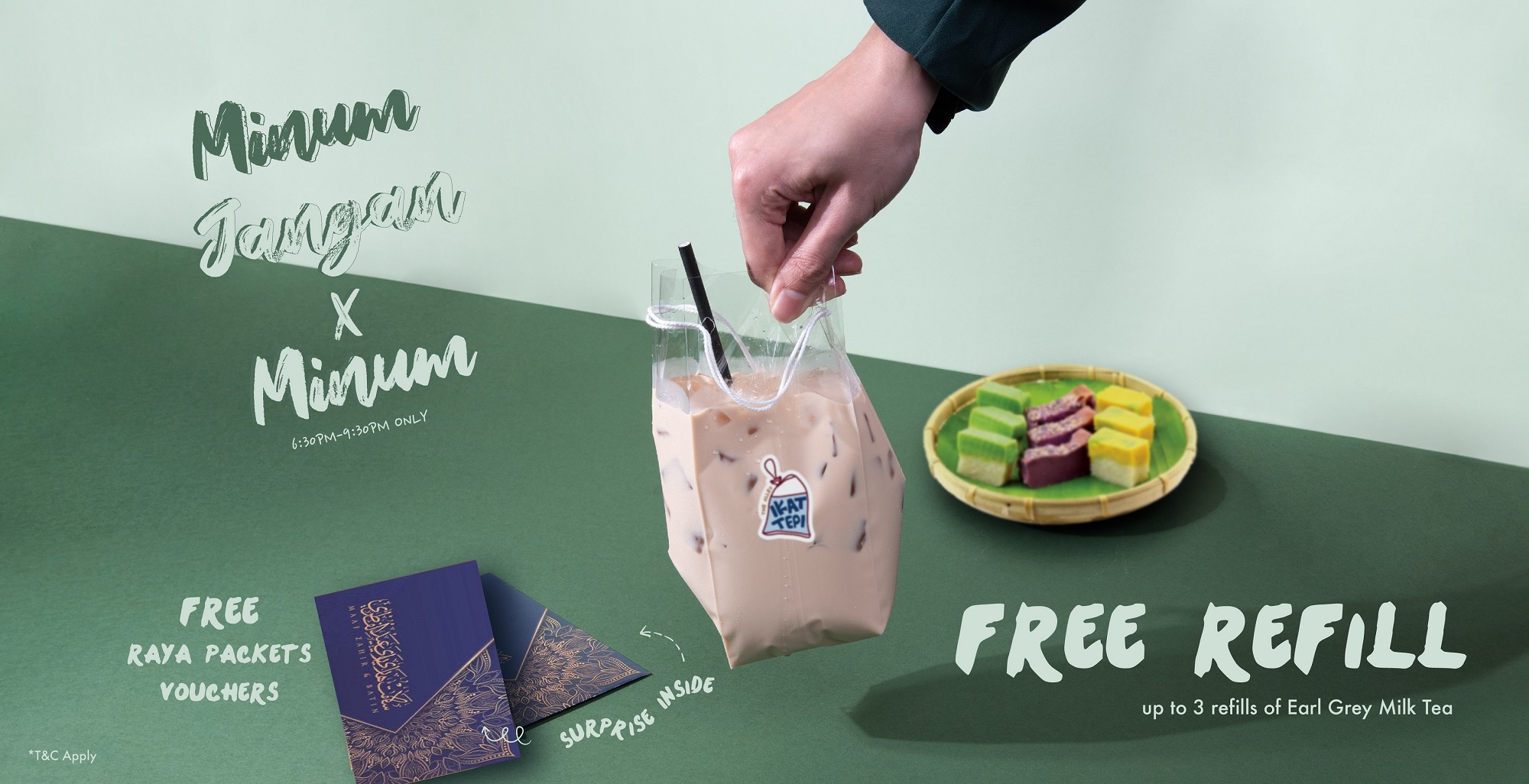 Buka Puasa With Free Flow Ikat Tepi in Minum Jangan X Minum Campaign at The Alley - Life is Ohsem