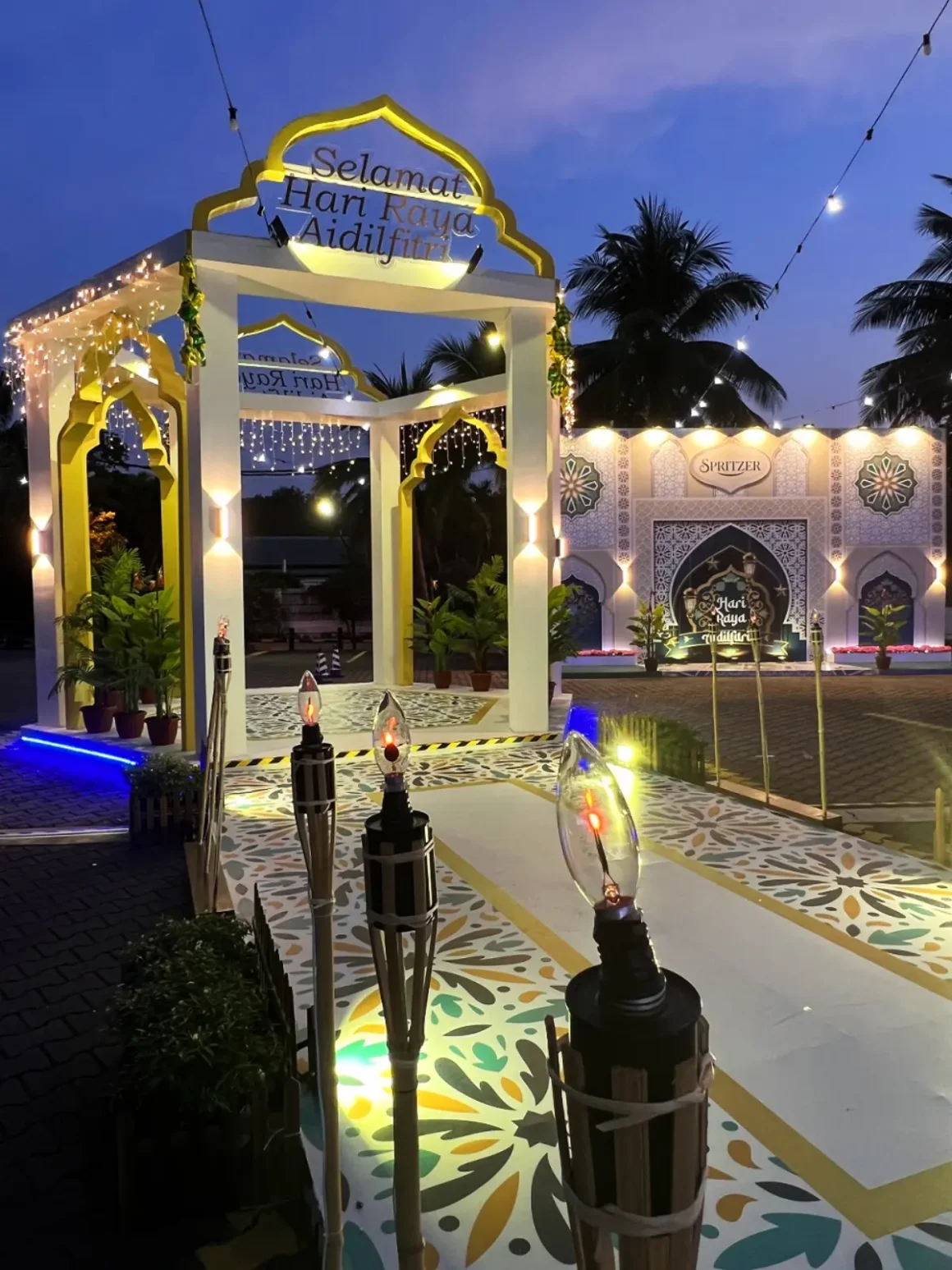 Spritzer EcoPark Lights Up for Raya - Life is Ohsem