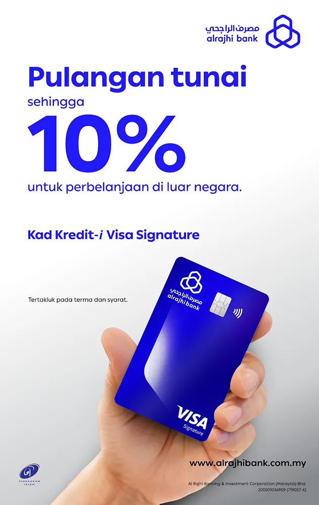 alrajhi Bank Malaysia Expands Retail Banking Business With New Visa Credit Cards